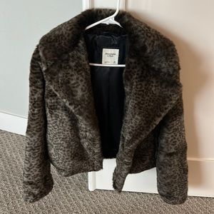 Abercrombie & Fitch Faux Fur Jacket